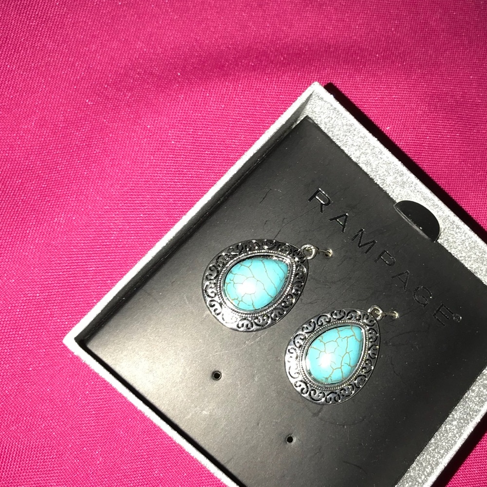 blue marble earrings 💙